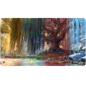 Playmat: AR Enhanced: Magic the Gathering: Bloomburrow: Season Lands: Three Tree City (Four Seasons)