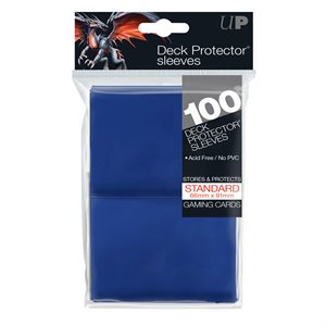 Sleeves: PRO-Gloss Deck Protector: Standard Size: Blue (100ct)