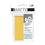 Sleeves: PRO-Matte Deck Protector: Japanese Size: Yellow (60ct)