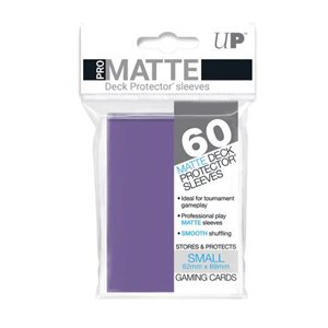 Sleeves: PRO-Matte Deck Protector: Japanese Size: Purple (60ct)
