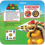 Super Mario™ vs Bowser Checkers & Tic Tac Toe (No Amazon Sales)