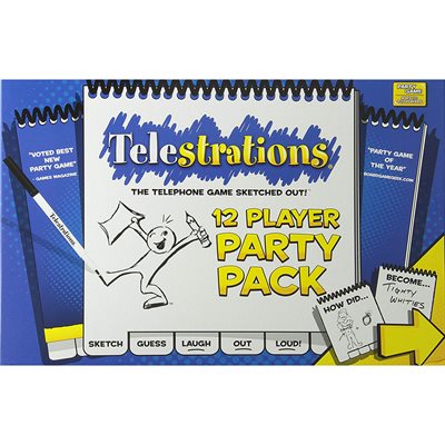 Telestrations® 12 Player - Party Pack (No Amazon Sales)