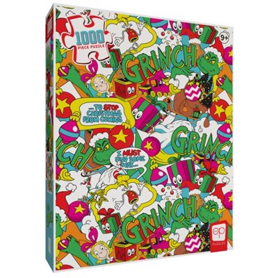 Puzzle: 1000 The Grinch "Poppin" (No Amazon Sales)