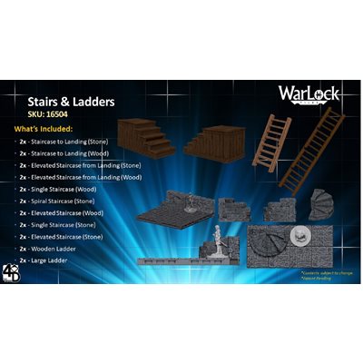 Dungeons & Dragons: WarLock Tiles: Stairs & Ladders