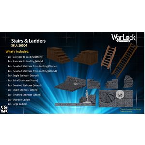 Dungeons & Dragons: WarLock Tiles Stairs & Ladders