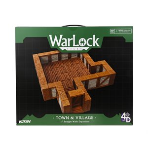 Dungeons & Dragons: Warlock Tiles Exp. Pack: 1" Town & Village Straight Walls