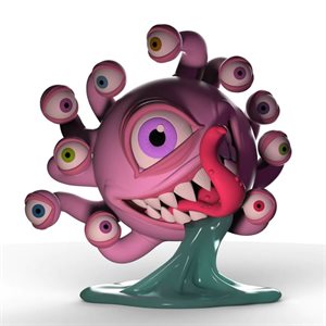 Dungeons & Dragons: Beholder 7" Resin Figure: Glow-In-The-Dark Edition by Kidrobot ^ SEPT 2024
