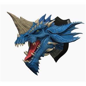 D&D Replicas of the Realms: Blue Dragon Trophy Plaque ^ JAN 11 2023