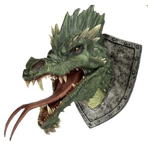 D&D Replicas of the Realms: Green Dragon Trophy Plaque ^ JAN 2024