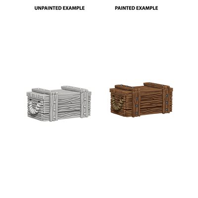 WizKids Deep Cuts Unpainted Miniatures: Wave 4: Crates