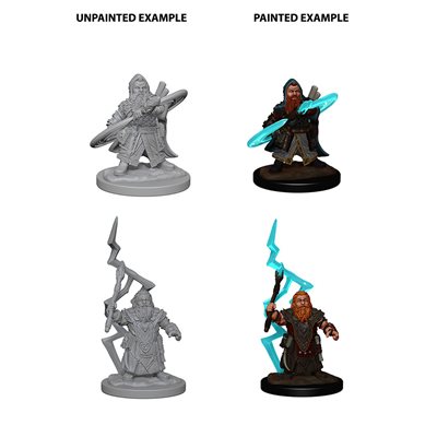 Pathfinder Battles Deep Cuts Unpainted Miniatures: Wave 4: Dwarf Male Sorcerer