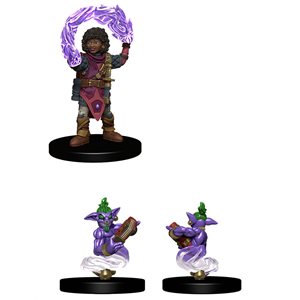 WizKids Wardlings Painted Miniatures: Girl Wizard & Genie
