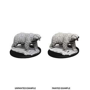 WizKids Deep Cuts Unpainted Miniatures: Wave 9: Polar Bear