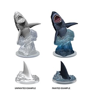 WizKids Deep Cuts Unpainted Miniatures: Wave 9: Shark