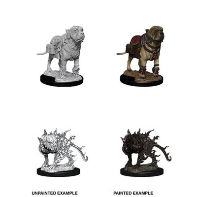 D&D Nolzur's Marvelous Unpainted Miniatures: Wave 11: Mastif & Shadow Mastif