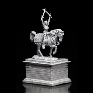WizKids Deep Cuts Unpainted Miniatures: Wave 12.5: Heroic Statue