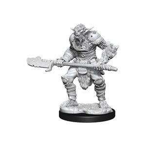D&D Nolzur's Marvelous Unpainted Miniatures: Wave 15: Bugbear Barbarian Male & Bugbear Rogue Female