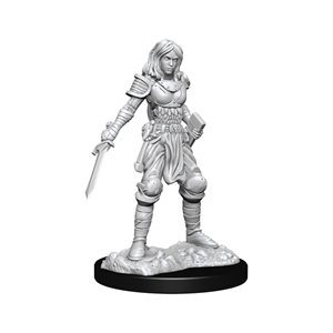 Pathfinder Deep Cuts Unpainted Miniatures: Wave 15: Human Fighter Female
