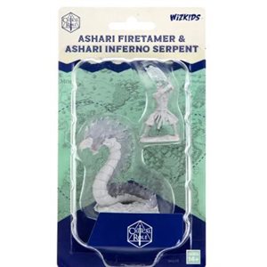 Critical Role Unpainted Miniatures Wave 2: Ashari Firetamer & Inferno Serpent