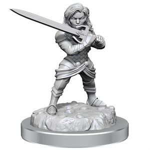 Critical Role Unpainted Miniatures: Human Wizard Female & Halfling Holy Warrior Female ^ SEP 14 2022