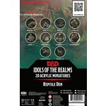 D&D Idols of the Realms: Scales & Tails: Reptile Den 2D Set