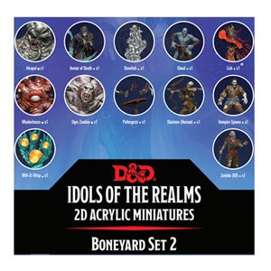 D&D Idols of the Realms: Boneyard: 2D Set 2