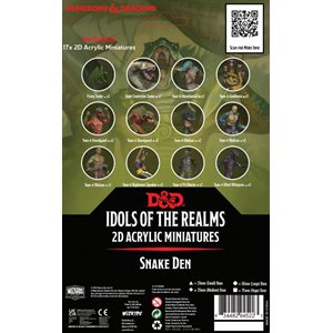 D&D Idols of the Realms: Scales & Tails: Snake Den: 2D Set