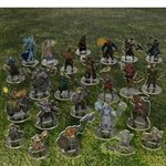D&D Idols of the Realms: Wizards & Warriors: 2D Set