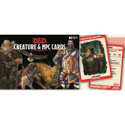 Dungeons & Dragons: Spellbook Cards Creature and NPC
