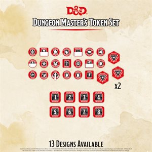Dungeons & Dragons: Dungeon Master Token Set (28 tokens)