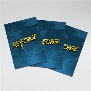 Sleeves: Keyforge Logo: Matte Blue (40)