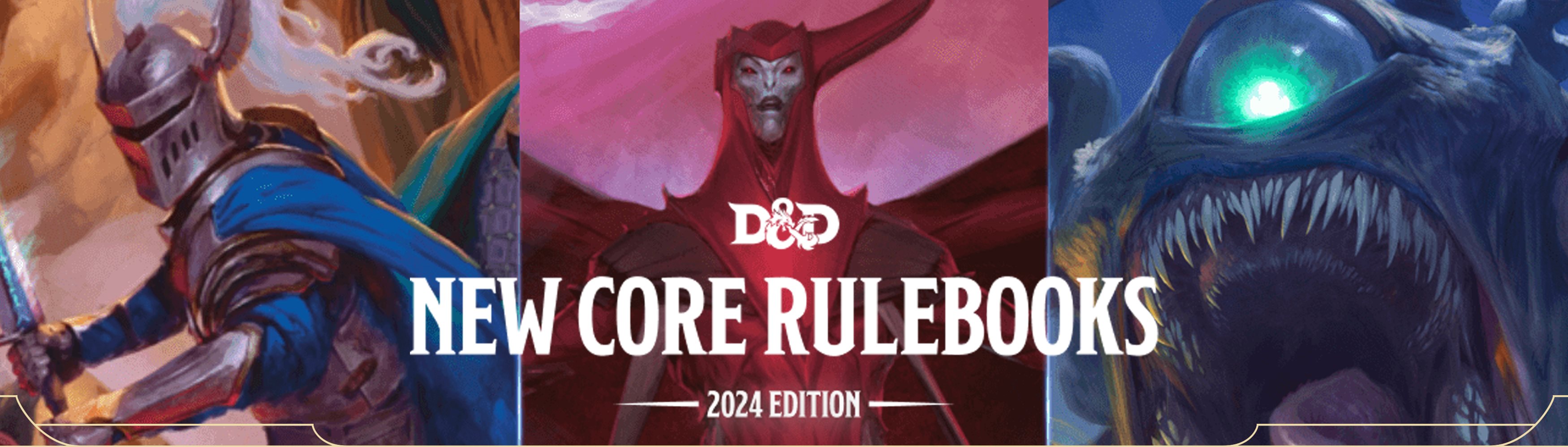 Celebrate 50 years of DND with the new 2024 Core Rulebooks!